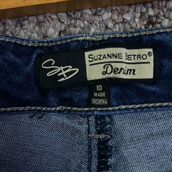 Suzanne Betro denim skinny jeans size 10 - Picture 6 of 7